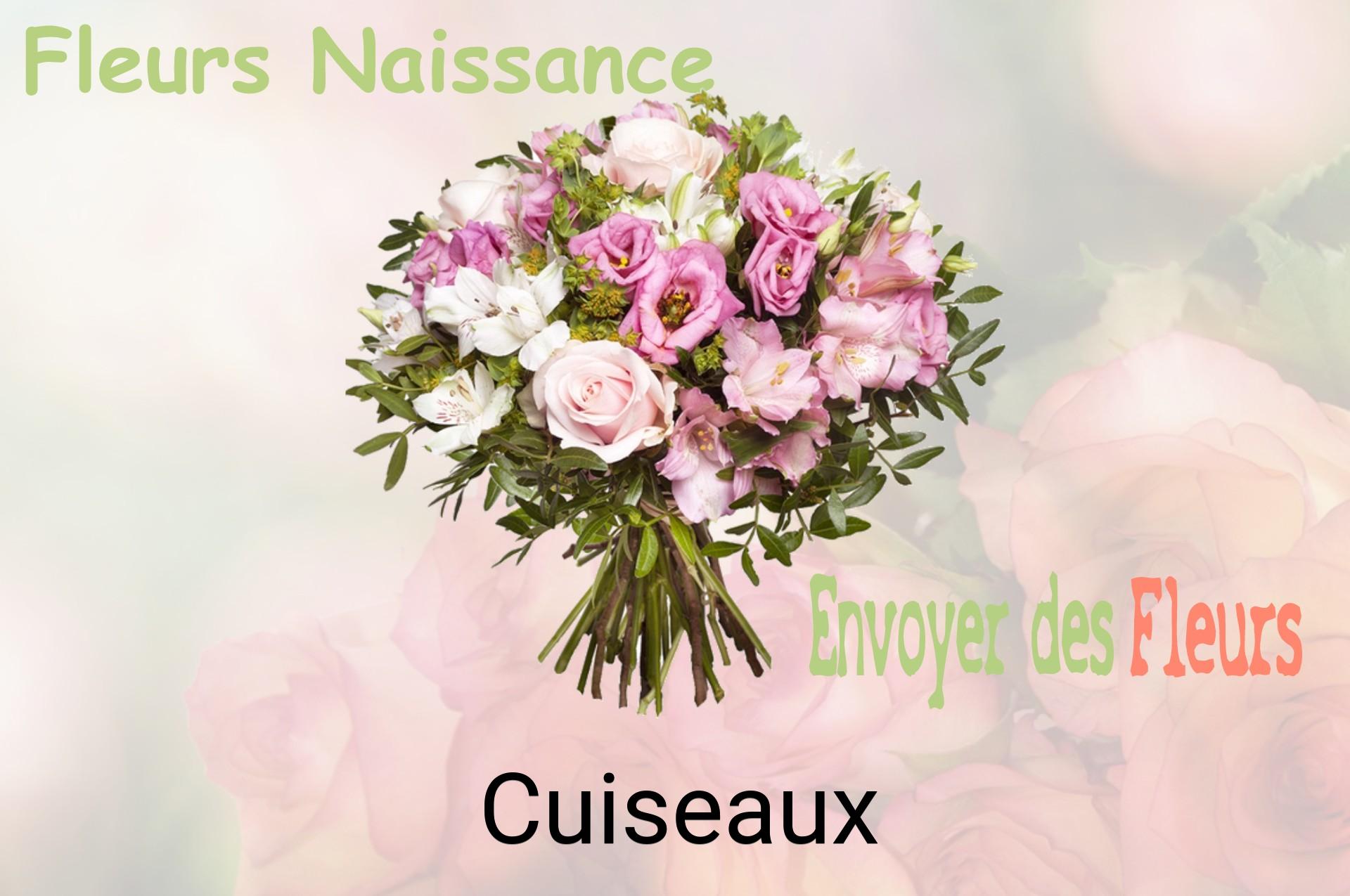Bouquet de fleurs de naissance livré à Cuiseaux